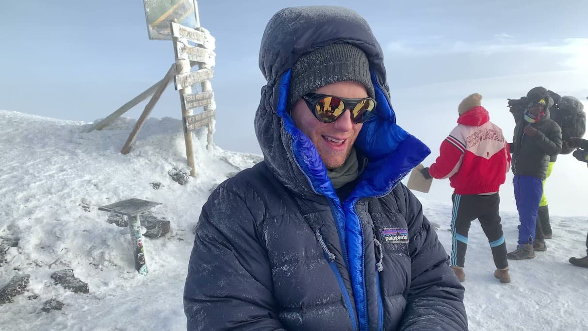 Kilimanjaro summit in cold weather gear